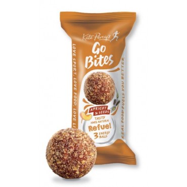 Kate Percy's Go Bites Refuel Apricot & Seeds 36g